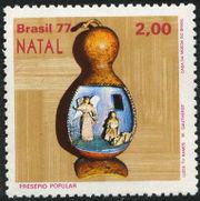 Brazil 1977 Christmas-Stamps-Brazil-Mint-StampPhenom