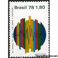 Brazil 1978 Hypertension Month-Stamps-Brazil-Mint-StampPhenom