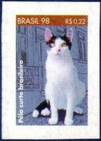 Brazil 1998 Brazilian Short-haired Cat (Felis silvestris catus)