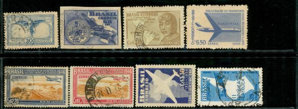 Brazil Aircraft , 8 stamps