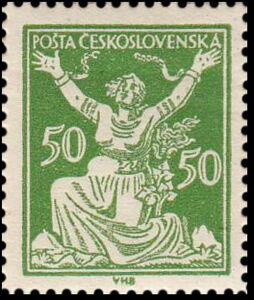 Czechoslovakia 1922 Breaking Chains to Freedom-Czechoslovakia-StampPhenom