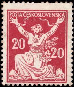 Czechoslovakia 1920 Breaking Chains to Freedom-Czechoslovakia-StampPhenom