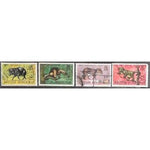 British Honduras Animals, 4 stamps-Stamps-British Honduras-StampPhenom