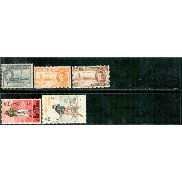 British Virgin Islands Lot , 5 stamps