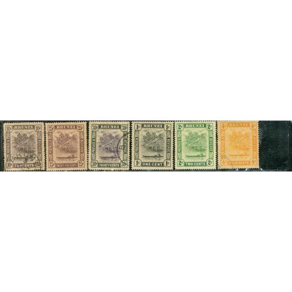 Brunei Lot , 6 stamps - Brunei Lot , 6 stamps
