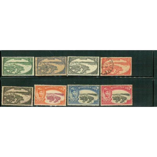Brunei Lot , 8 stamps - Brunei Lot , 8 stamps