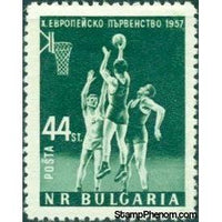 Bulgaria 1957 10th European Basketball Championship - Sofia-Stamps-Bulgaria-StampPhenom