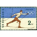 Bulgaria 1960 Winter Olympic Games - Squaw Valley-Stamps-Bulgaria-StampPhenom