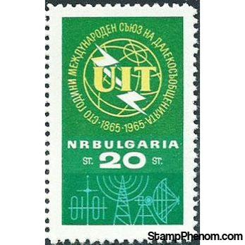 Bulgaria 1965 Centenary of The International Telecommunication Union (UIT)-Stamps-Bulgaria-StampPhenom