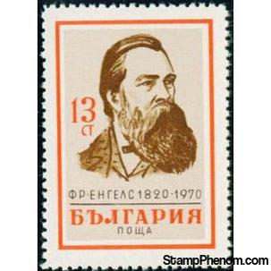 Bulgaria 1970 The 150th Birth Anniversary of Friedrich Engels-Stamps-Bulgaria-StampPhenom