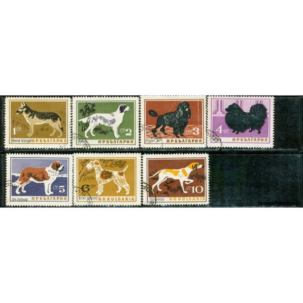 Bulgaria Dogs , 7 stamps