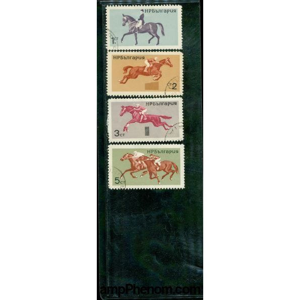 Bulgaria Horses , 4 stamps