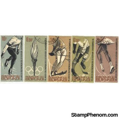 Burundi Olympics , 5 stamps