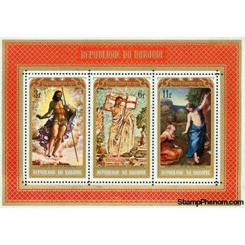 Burundi Christ Lot 7 , 1 souvenir sheet