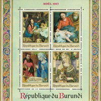 Burundi Christmas , 1 souvenir sheet