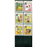 Caicos Islands Disney Christmas , 6 stamps