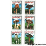 Cambodia Mushrooms , 6 stamps