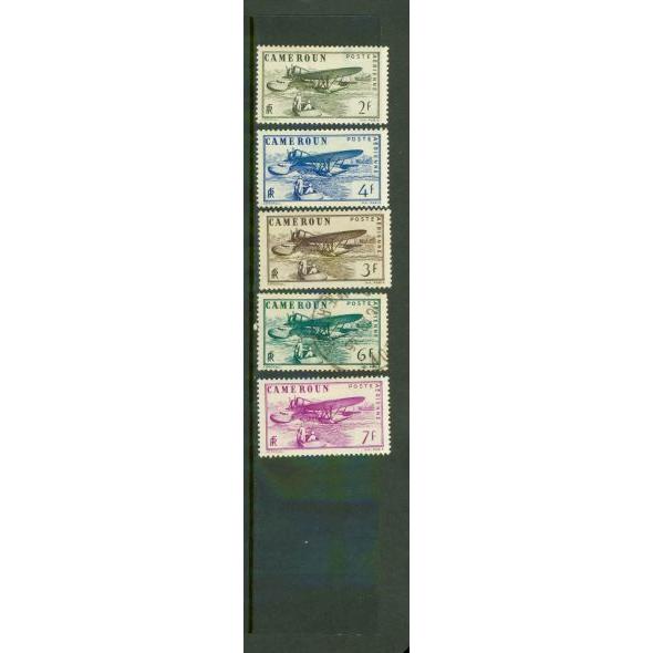 Cameroon Airplanes , 5 stamps - Cameroon Airplanes , 5 stamps