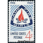 United States of America 1960 Camp Fire Girls Emblem