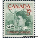 Canada 1961 Birth Centenary of Emily Pauline Johnson (1861-1913)-Stamps-Canada-Mint-StampPhenom