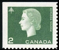 Canada 1963 Elizabeth II, tree-Stamps-Canada-Mint-StampPhenom