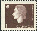 Canada 1963 Queen Elizabeth II, crystals-Stamps-Canada-Mint-StampPhenom