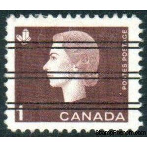 Canada 1963 Queen Elizabeth II, crystals-Stamps-Canada-Mint-StampPhenom