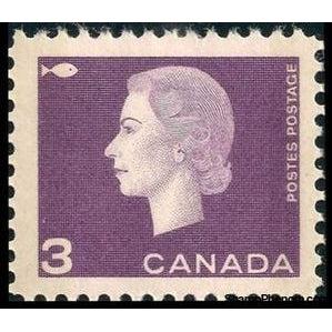 Canada 1963 Queen Elizabeth II, fish-Stamps-Canada-Mint-StampPhenom
