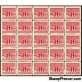 Canada 1964 Canadian Family - Block of 25-Stamps-Canada-Mint-StampPhenom