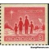 Canada 1964 Canadian Family - Imperf Top and Right-Stamps-Canada-Mint-StampPhenom