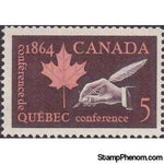 Canada 1964 Centenary of Quebec Conference-Stamps-Canada-Mint-StampPhenom