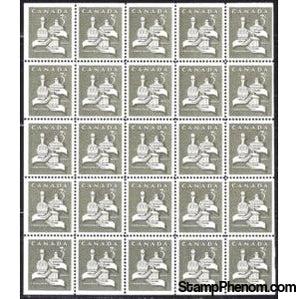 Canada 1965 Gifts from the Wise Men - Block of 25-Stamps-Canada-Mint-StampPhenom