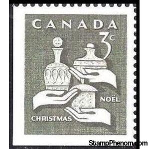 Canada 1965 Gifts from the Wise Men - Imperf Bottom and Left-Stamps-Canada-Mint-StampPhenom