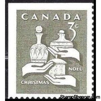 Canada 1965 Gifts from the Wise Men - Imperf Top and Left-Stamps-Canada-Mint-StampPhenom