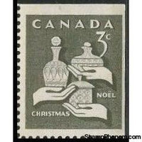 Canada 1965 Gifts from the Wise Men - Imperf Top and Right-Stamps-Canada-Mint-StampPhenom