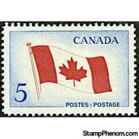 Canada 1965 Inauguration of National Flag-Stamps-Canada-Mint-StampPhenom