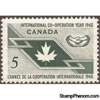 Canada 1965 International Co-operation Year, 1965-Stamps-Canada-Mint-StampPhenom