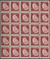 Canada 1966 "Praying Hands" after Durer - Block of 25-Stamps-Canada-StampPhenom