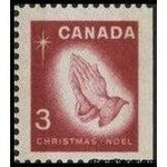 Canada 1966 "Praying Hands" after Durer - Imperf Right-Stamps-Canada-StampPhenom