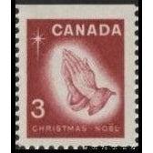 Canada 1966 "Praying Hands" after Durer - Imperf Top-Stamps-Canada-StampPhenom