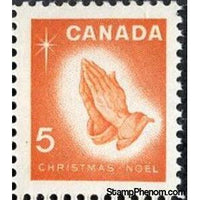 Canada 1966 "Praying Hands" after Durer-Stamps-Canada-StampPhenom