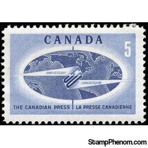 Canada 1967 50th Anniversary of the Canadian Press-Stamps-Canada-StampPhenom