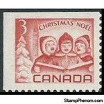 Canada 1967 Carol Singers - Imperf Top and Left-Stamps-Canada-StampPhenom