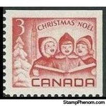 Canada 1967 Carol Singers - Imperf Top and Right-Stamps-Canada-StampPhenom