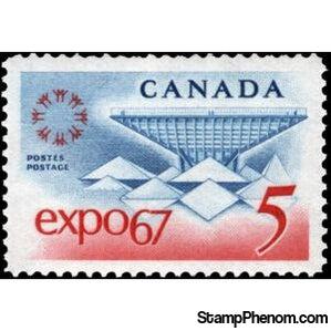 Canada 1967 Expo 67 World Fair, Montreal-Stamps-Canada-StampPhenom