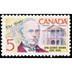 Canada 1968 150th Birth Anniversary of George Brown (1818-1880)-Stamps-Canada-Mint-StampPhenom