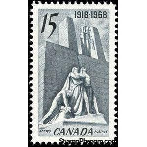 Canada 1968 50th Anniversary of the end of WWI-Stamps-Canada-Mint-StampPhenom