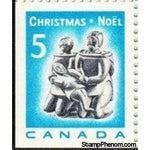 Canada 1968 Eskimo Family (carving) - Imperf Bottom and Left-Stamps-Canada-Mint-StampPhenom