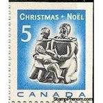 Canada 1968 Eskimo Family (carving)- Imperf Top and Right-Stamps-Canada-Mint-StampPhenom