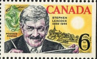 Canada 1969 Stephen Leacock, Mask and "Mariposa"-Stamps-Canada-StampPhenom